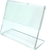 Цінникотримач Wissaider L-подібний 50х40мм. арил 1.5мм. (WiS-141)