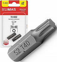 Біти Klimas Torx TX40 25 мм 2 шт.