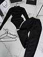 Комплект з утепленням (боді + джогери) Модель: 1526-2385 Колір: чорний, мокко, шоколад, фото 10