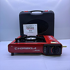 Портативна газова плита + 4 газові балони по 220г, фото 3