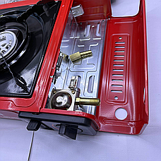 Портативна газова плита + 4 газові балони по 220г, фото 5