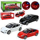 Машинка металева АВТОПРОМ Tesla model 3, 1:24, моделька Тесла, фото 10