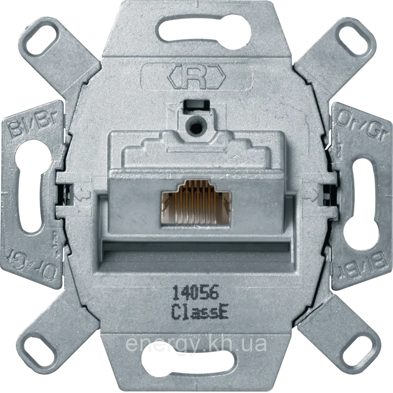 Інтернет-Розетка UAE 8-полюсн. екранована, Кат.6 класс E - Berker 455401, фото 1