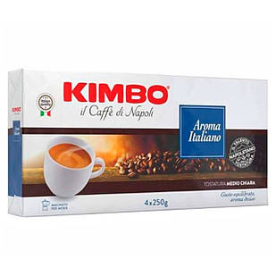 Кава мелена Kimbo Aroma Italiano Quatro (4 x 250 г) 1 кг.