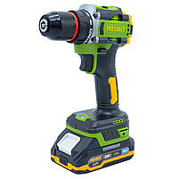 Набір акумуляторного шуруповерта та гвинтоверта Procraft PA214SET 20В, 2 акумулятори 2 А·год, кейс, фото 3