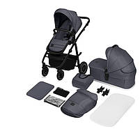 Універсальна коляска 2 в 1 Lionelo AMBER PLUS GREY GRAPHITE, фото 5