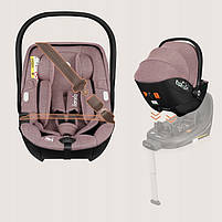 База з автокріслом Lionelo MOXIE I-SIZE SET PINK MAUVE, фото 2