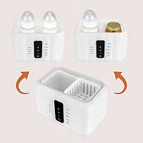 Підігрівач пляшок Lionelo THERMUP DUO WHITE, фото 2