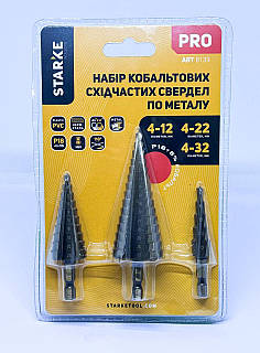 Кобальтове східчасте свердло STARKE PRO 4-12mm ART8134