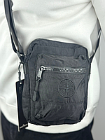 Сумка через плече Stone Island у 5-ох кольорах(Чорний, Сірий, Бежевий, Хакі, Фіолетовий).