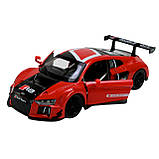 Машинка металева АВТОПРОМ Audi R8 LMS, 1:24, моделька Audi R8, фото 4