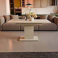 Обідній розсувний стіл Неман ТВІСТ МДФ Капучіно