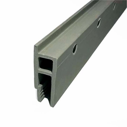 Профіль пластиковий для натяжних стель - ПВХ стіновий "П" (Колір) сірий, фото 1