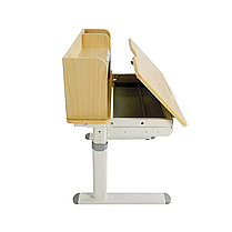 Комплект меблів Fundesk Invito Grey + дитяче крісло Cubby Solidago Grey, фото 4