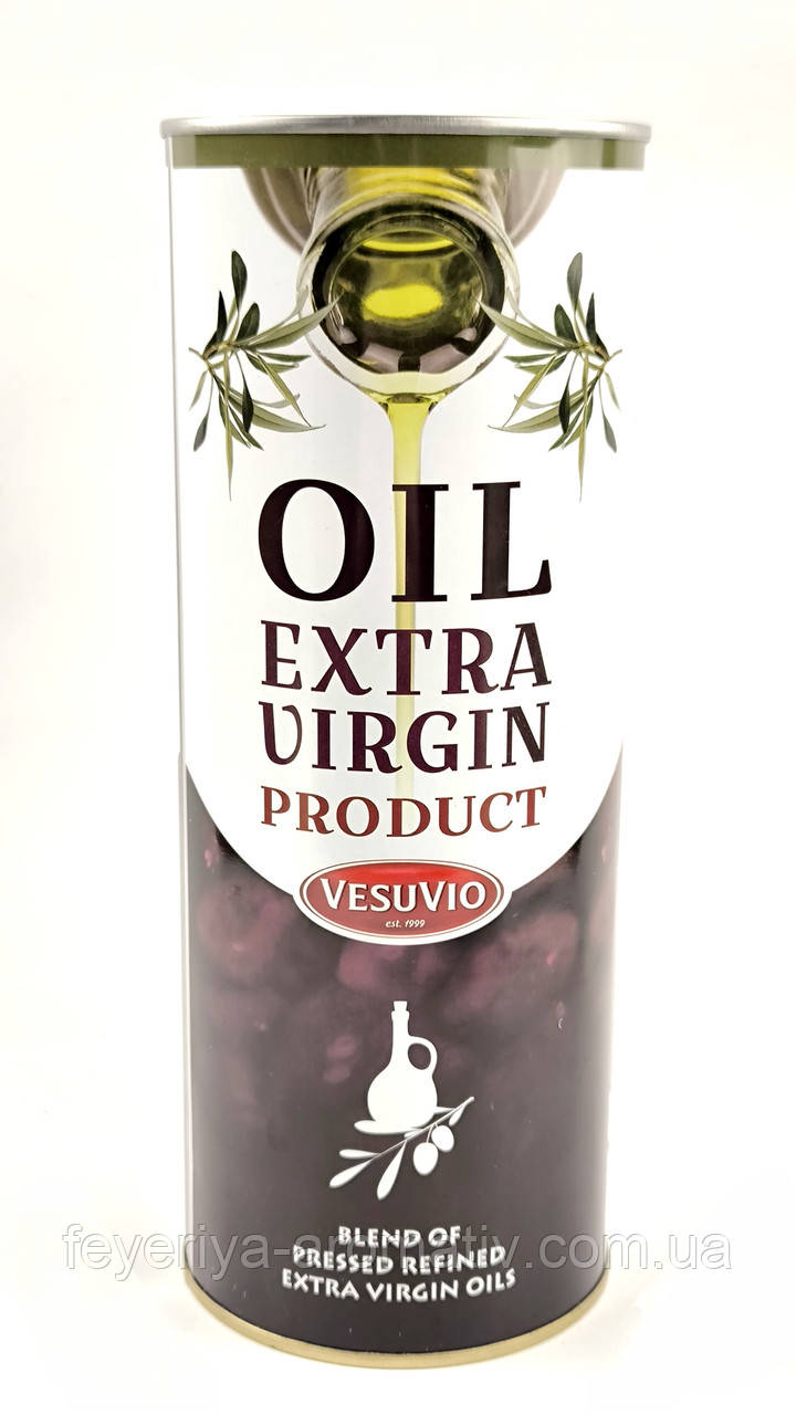 Оливкова олія ЕЛАІОЛАДО Olive Extra Vergine в жестяній пляшці 1 л