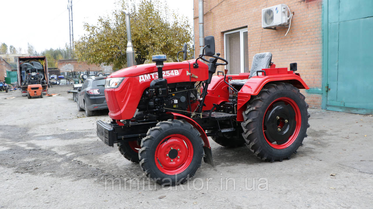 Мінітрактор ДМТЗ 254В (Шифенг,Shifeng) з гідропідсилювачем , примусова навіска, фото 1