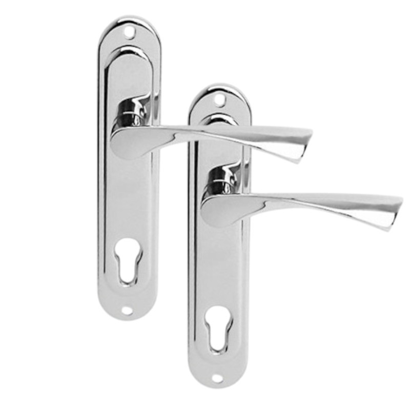 Ручки дверні на планці Avers HP-61,5.1023-NIS матовий нікель(UA), фото 1