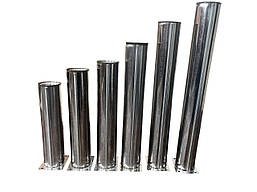 Газовий трубчастий пальник 7 кВт (Ø51 мм, L — 215 мм) нержавійка, "Polidoro" Італія, фото 5