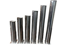 Газовий трубчастий пальник 8 кВт (Ø51 мм, L — 250 мм) нержавійка, "Polidoro" Італія, фото 3