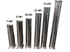 Газовий трубчастий пальник 8 кВт (Ø51 мм, L — 250 мм) нержавійка, "Polidoro" Італія, фото 2