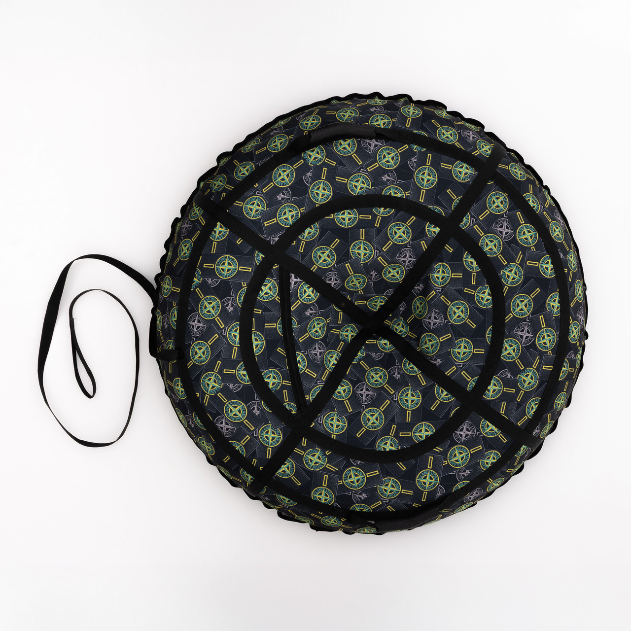 Тюбінг Stone Island 120 см Надувна плюшка для снігу Санки надувні ватрушка