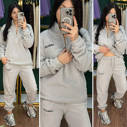 Теплий жіночий костюм, тканина "Фліс" 46, 48, 50 розмір 46, фото 2