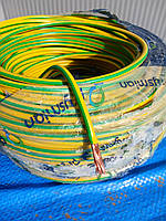 Дріт ПВ-3 16 одножильний жовто-зелений