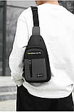 Чоловіча сумка через плече, нагрудна сумка, сумка через плече, модна, спортивна сумка ОПТ, фото 3