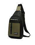 Чоловіча сумка через плече, нагрудна сумка, сумка через плече, модна, спортивна сумка ОПТ, фото 2