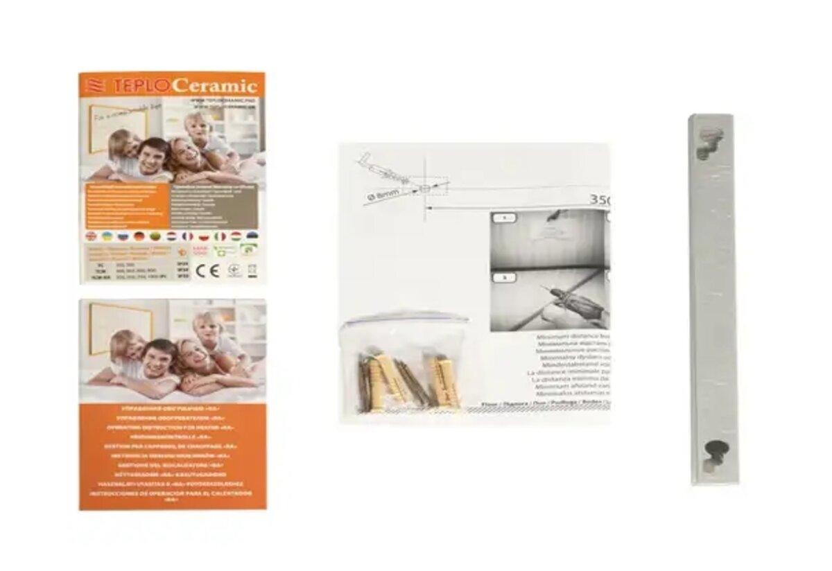 Обігрівач керамічний Teploceramic TCM-RA 1000 (чорний) 1 000 Вт