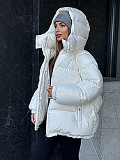 Пуховик жіночий зимовий Шелл, розмір універсальний, фото 3