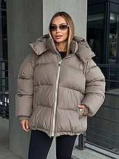 Пуховик жіночий зимовий Шелл, розмір універсальний, фото 2