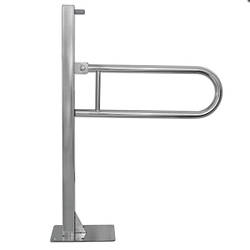 Поручень напольний відкидний Laris з нержавіючої сталі AISI 304
