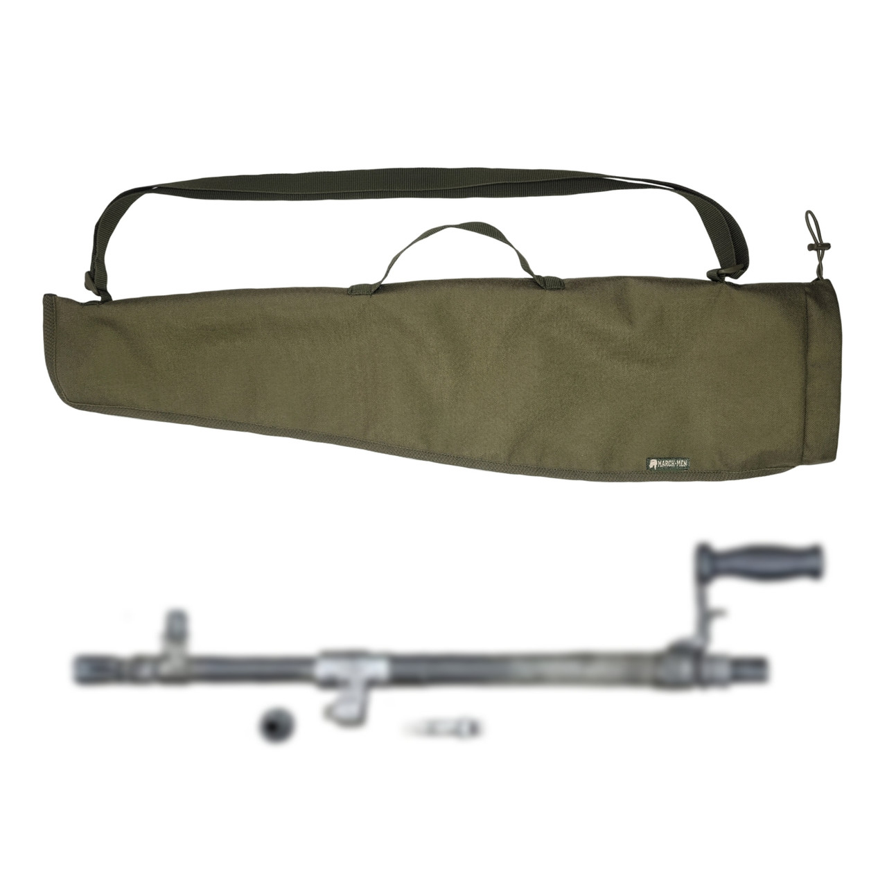 Підсумок, Чохол MARCK-MEN для змінного ствола кулемета FN-Mag, з ручкою та лямкою через плече. Хакі/олива, фото 1