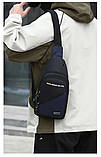 Чоловіча сумка через плече, нагрудна сумка, сумка через плече, модна, спортивна сумка ОПТ, фото 3