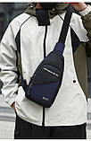 Чоловіча сумка через плече, нагрудна сумка, сумка через плече, модна, спортивна сумка ОПТ, фото 4