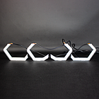 Ангельські очі BMW (M3,M4,F30,F31,F34,G20,G21,E90,E92,E60) CRYSTAL ICONIC SRGBA, фото 4