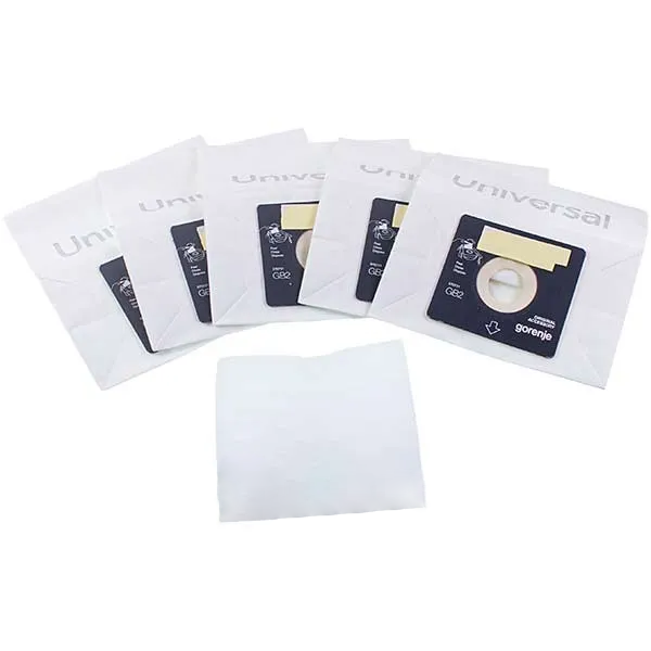 Пилозбірник Gorenje GB2 570731 паперовий (набір з 5 шт + фільтр на мотор), фото 1