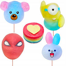 Апарат для солодкої вати Ariete Cotton Candy червоний 500 Вт набір фруктовий цукор 4кг, фото 5