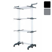 Сушарка підлогова багатоярусна Bonro B88 органайзер мобільний для одягу W_2552 Сірий