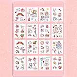 Набір блокнот з канцелярським приладдям, дитячий в подарунковій упаковці для дівчаток 390х240 см, фіолетовий, фото 9