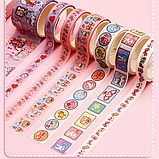 Набір блокнот з канцелярським приладдям, дитячий в подарунковій упаковці для дівчаток 390х240 см, фіолетовий, фото 8