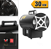 Газова теплова гармата Jayseuw 30кВт для кемпінгу та будівельних майданчиків, фото 4