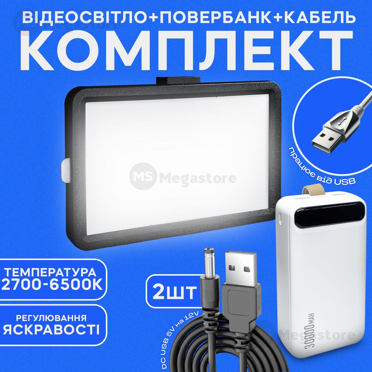 Комплект живлення повербанк для роутера Wekome WK WP-281 30 000 mAh + USB-шнур для Wi-Fi роутера 9В/12В і LED-панель 10х15 см, фото 1