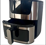 Аерогрилі мультипечі аерофритюрниці 8 л Rainberg RB 2268 4200W Аеро гриль піч без олії електрична з регулюванням температури, фото 8