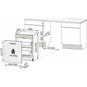 Посудомийні машини вбудовані BEKO DIN34322 13, фото 3