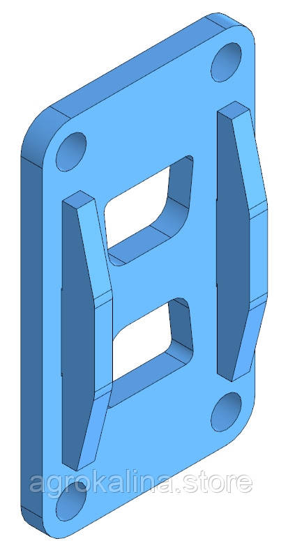 Пластина задня кріпильна БП, фото 1