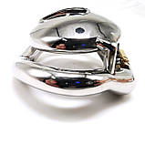 Пояс вірності, чоловічий пояс вірності ZS148 сталевий пристрій 30мм довжина 32мм діаметр, фото 4