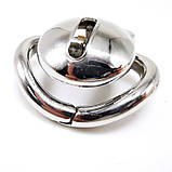 Пояс вірності, чоловічий пояс вірності ZS148 сталевий пристрій 30мм довжина 32мм діаметр, фото 5