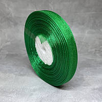 Органза (стрічка) 0,9 см, колір- оливковий, арт 019341, 45 метрів, Зелений